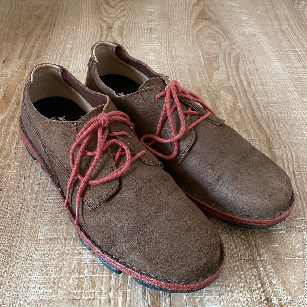 Rocky Opanka casual men’s brown leather oxfords‎